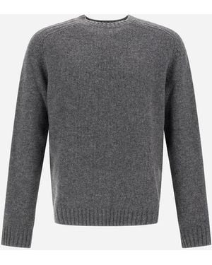 Herno Jersey De 100 % Wool - Grey