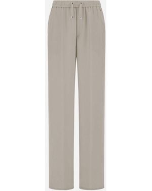 Herno Trousers - White