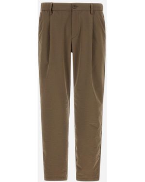 Herno Seer-Crease Trousers - Green