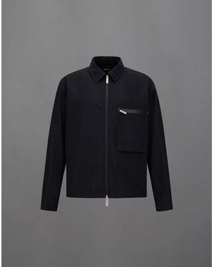 Herno Laminar Comfort Tech Shacket - Black