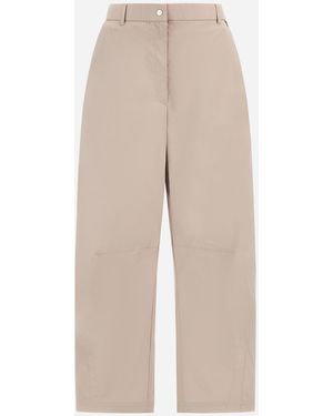 Herno Cotton Feel Trousers - Natural