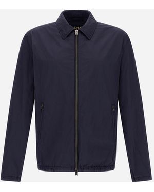 Herno SHACKET IN ULTRALIGHT CREASE - Blu