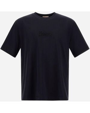Herno Resort Pure Cotton Jersey T-Shirt - Blue