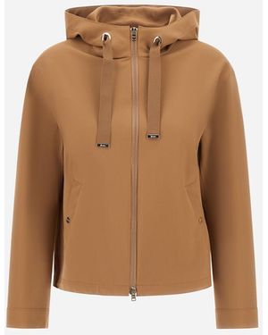 Herno Hooded Jacket - Natural