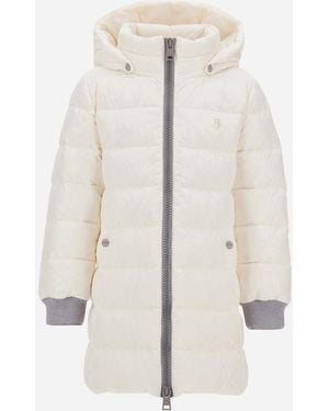 Herno Long Jacket In Nylon Chamonix - White