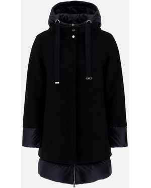 Herno A-Shape Jacket - Black