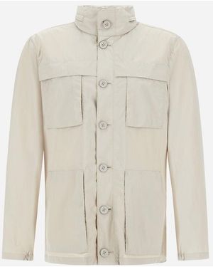 Herno Ultralight Crease Field Jacket - White