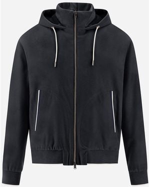 Herno Resort Bomber Jacket - Blue