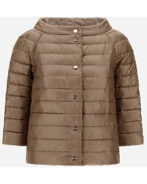Herno Reversible Cape Nylon Ultralight - Natural