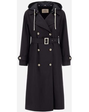 Herno Trench Coat - Black