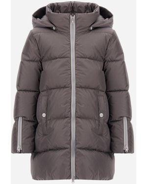 Herno A-shape Jacket In Nylon Chamonix - Gray