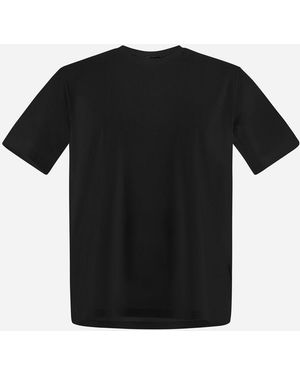 Herno Camiseta De Superfine Cotton Stretch - Black