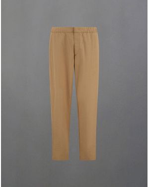 Herno Laminar Barrel-Fit Trousers - Natural