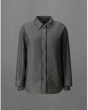 Herno OVERSHIRT LAMINAR IN TRANSLUCENT RIPSTOP - Grigio