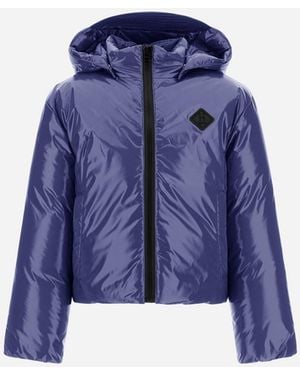Herno Gloss-Effect Nylon Jacket - Blue