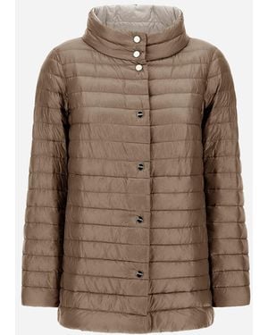 Herno Reversible A-Shape Jacket - Brown