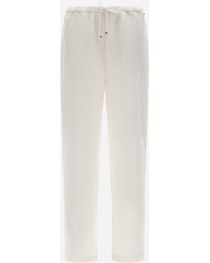 Herno Resort Pants - White