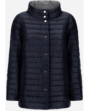 Herno Reversible A-Shape Jacket - Blue