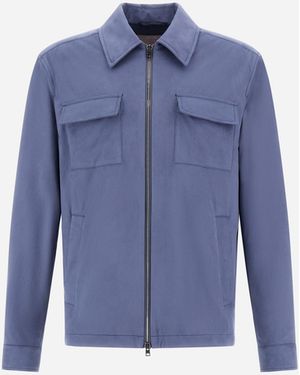Herno Resort Overshirt - Blue