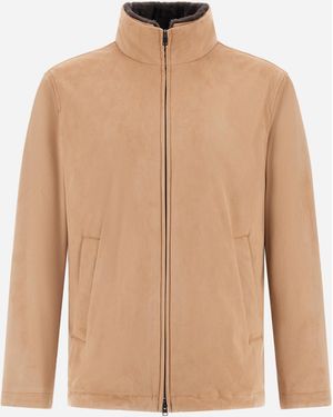 Herno Resort Bomber Jacket - Natural