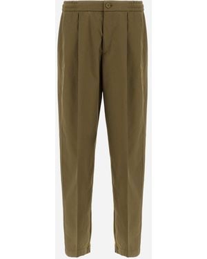 Herno Cotton Feel Trousers - Green