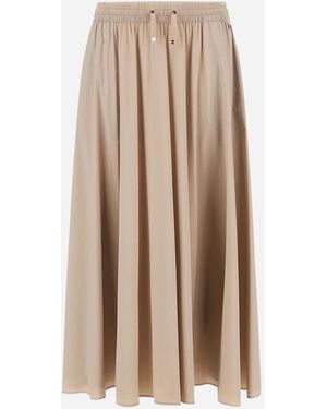 Herno Light Nylon Stretch Skirt - Blue