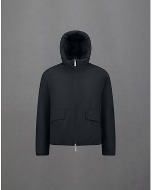 Herno Laminar Hooded Jacket - Black