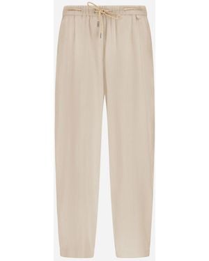 Herno Stylish Lightweight Pant - White