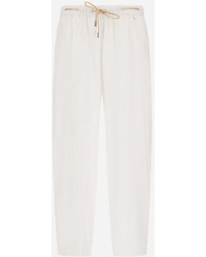 Herno Trousers - White