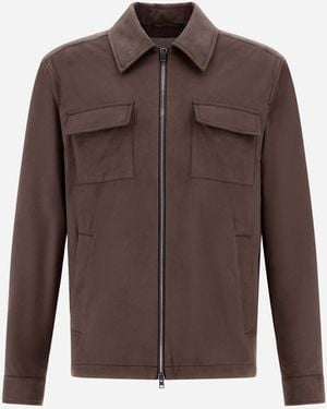 Herno Resort Overshirt - Brown