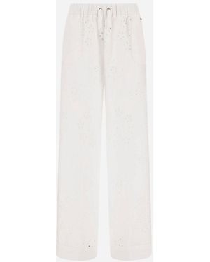 Herno Trousers - White