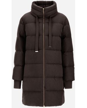 Herno Cashmere And Silk Jacket - Black