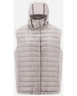 Herno Sleeveless Nylon Ultralight And Techno Taffetà Jacket - Grey