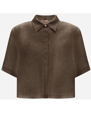 Herno Resort Shirt - Brown