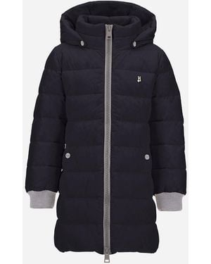 Herno Long Jacket In Nylon Chamonix - Blue