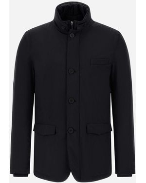 Herno Blazer With Bib - Blue