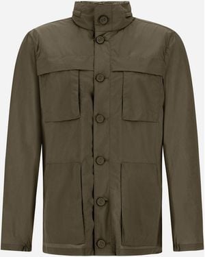 Herno Ultralight Crease Field Jacket - Green