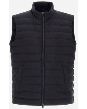 Herno GILET IN ECOAGE E MONOGRAM - Blu