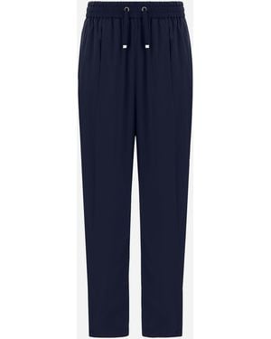 Herno Light Nylon Stretch Pants - Blue