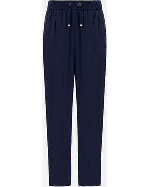 Herno Light Nylon Stretch Pants - Blue