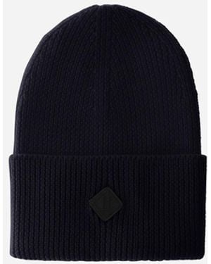 Herno Gorro De Ribbed Merino Wool - Blue