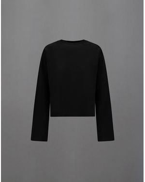 Herno Laminar Mercerized Jersey T-Shirt - Black