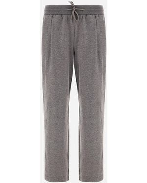 Herno PANTALONI IN DOUBLE JERSEY - Grigio