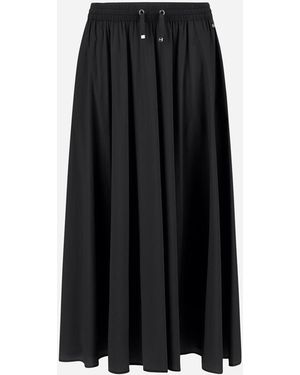 Herno Light Nylon Stretch Skirt - Black
