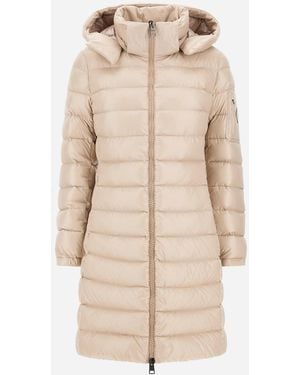 Herno Winterjacke Aus Glänzendem Nylon - Natur
