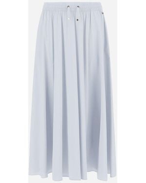 Herno Light Nylon Stretch Skirt - White
