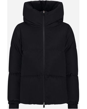 Herno Cape Aus Wasserdichtem Cord - Blau