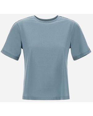 Herno Resort Mercerized Cotton Jersey T-Shirt - Blue