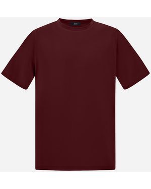 Herno Superfine Cotton Stretch T-Shirt - Red