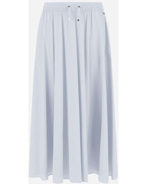 Herno Light Nylon Stretch Skirt - White